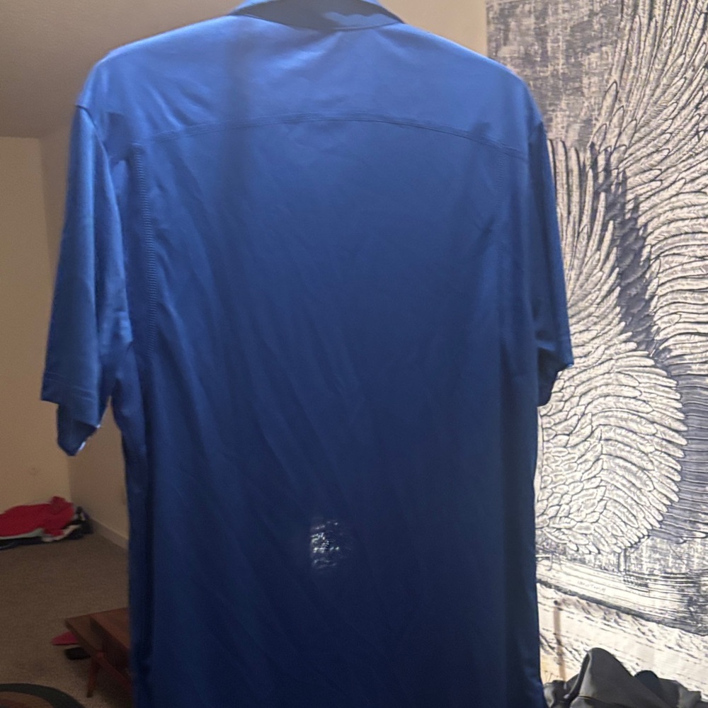 Adidas Men's Royal Blue Polo with Logo - Picture 4 of 7